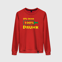 Женский свитшот 100 drunk