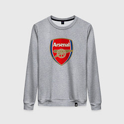 Свитшот хлопковый женский Arsenal fc sport, цвет: меланж