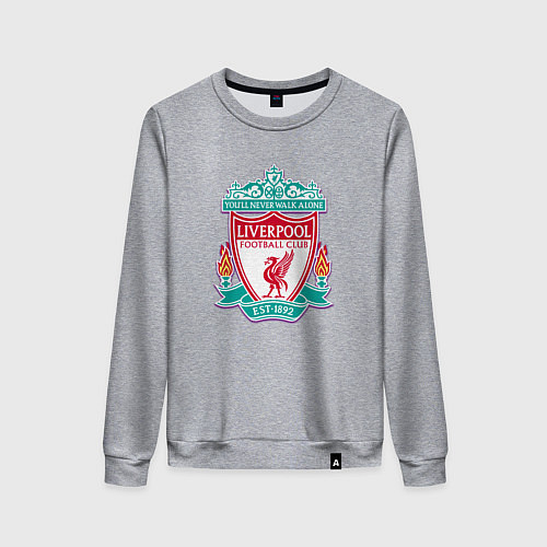 Женский свитшот Liverpool fc sport collection / Меланж – фото 1