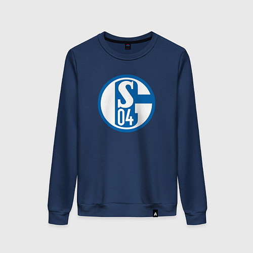 Женский свитшот Schalke 04 fc club / Тёмно-синий – фото 1