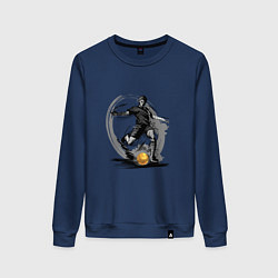 Женский свитшот Золотой мяч футболиста