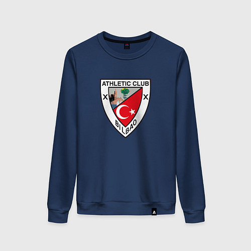 Женский свитшот Атлетик Б / Тёмно-синий – фото 1