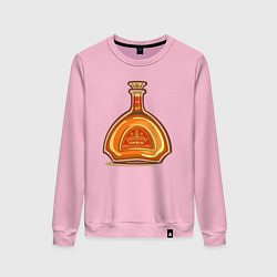 Свитшот хлопковый женский Cognac, цвет: светло-розовый