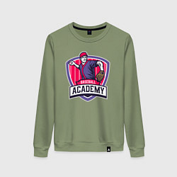 Женский свитшот Академия бейсбола
