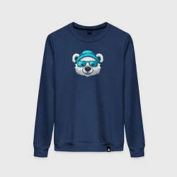 Женский свитшот Сказочный полярный мишка