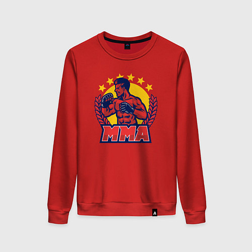 Женский свитшот Боец MMA / Красный – фото 1