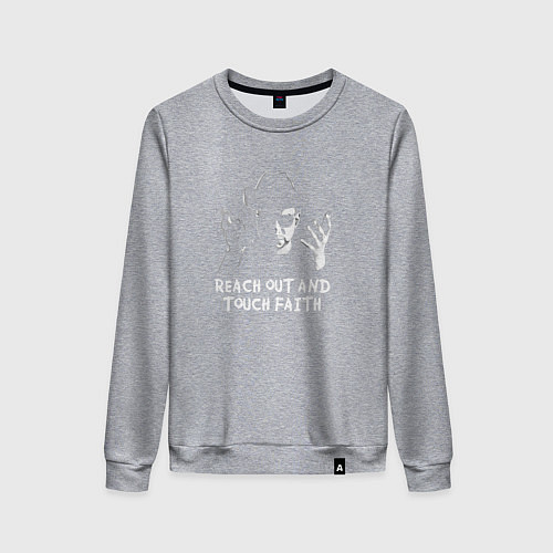 Женский свитшот Depeche Mode - Reach out and touch faith / Меланж – фото 1