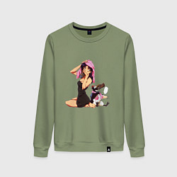 Женский свитшот Мисато и Пен-Пен