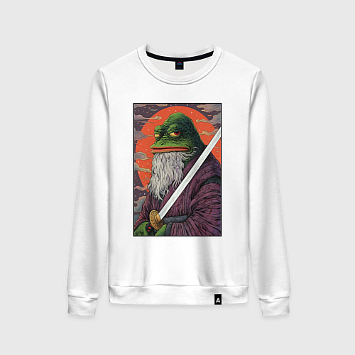 Женский свитшот Pepe samurai / Белый – фото 1