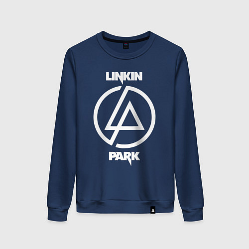 Женский свитшот Linkin Park logo / Тёмно-синий – фото 1