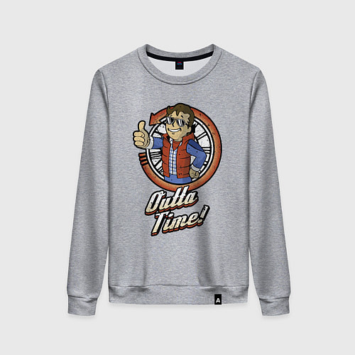 Женский свитшот Vault future / Меланж – фото 1