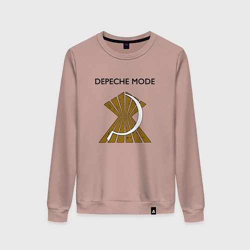Женский свитшот Depeche Mode - A broken frame october tour / Пыльно-розовый – фото 1