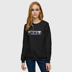 Свитшот хлопковый женский Depeche Mode - Delta Machine merch, цвет: черный — фото 2