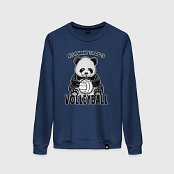 Женский свитшот Panda volleyball