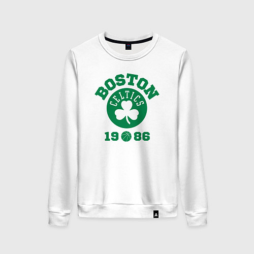 Женский свитшот Boston Celtics 1986 / Белый – фото 1