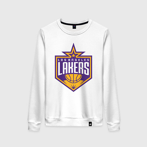 Женский свитшот Los Angelas Lakers star / Белый – фото 1