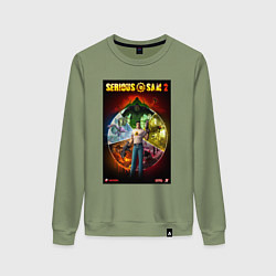Женский свитшот Serious Sam 2 - all bosses