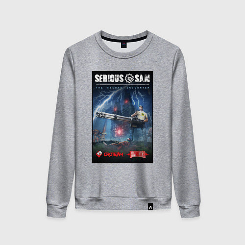 Женский свитшот Serious Sam 1 - second encounter / Меланж – фото 1