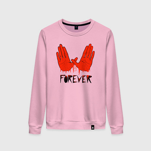 Женский свитшот Wu forever / Светло-розовый – фото 1