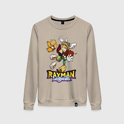 Женский свитшот Рэймэн и Барбара - обнимашки