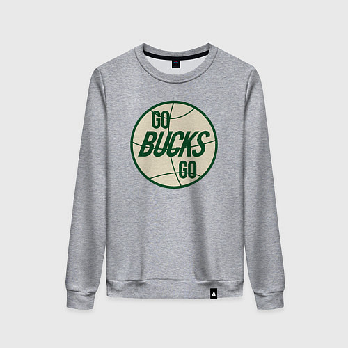 Женский свитшот Go bucks go / Меланж – фото 1