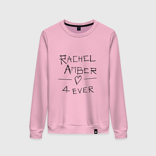 Женский свитшот Рейчел Эмбер навсегда / Светло-розовый – фото 1