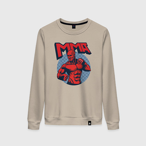 Женский свитшот MMA fight / Миндальный – фото 1