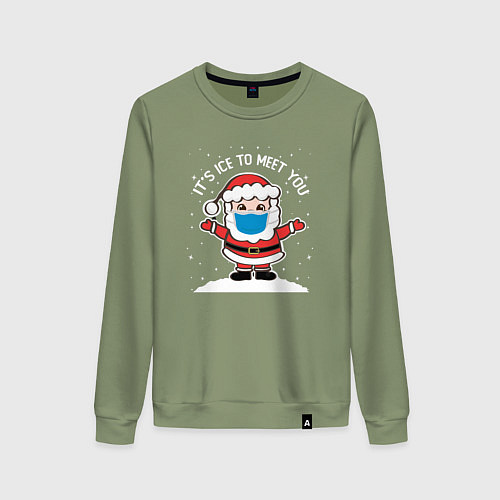 Женский свитшот Ice to meet you / Авокадо – фото 1