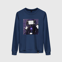 Женский свитшот Funny Titan TV Man