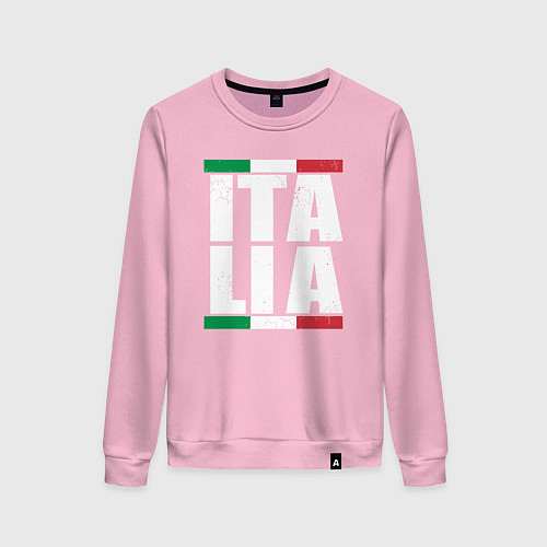 Женский свитшот Italia / Светло-розовый – фото 1