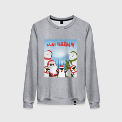 Женский свитшот Мы идем в 2024