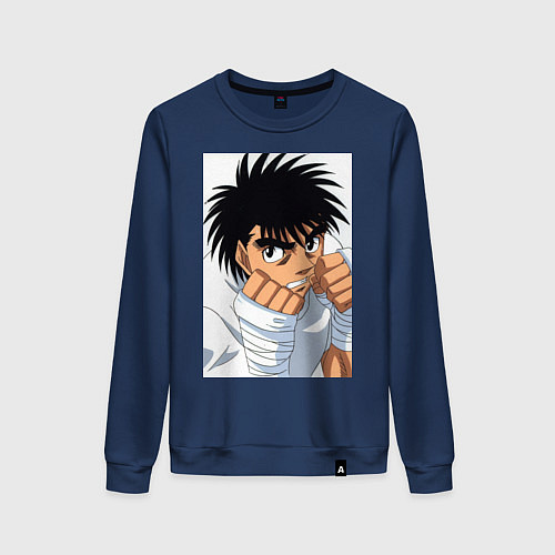 Женский свитшот Иппо Боксер / Тёмно-синий – фото 1