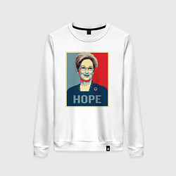 Женский свитшот Мерил Стрип надежда