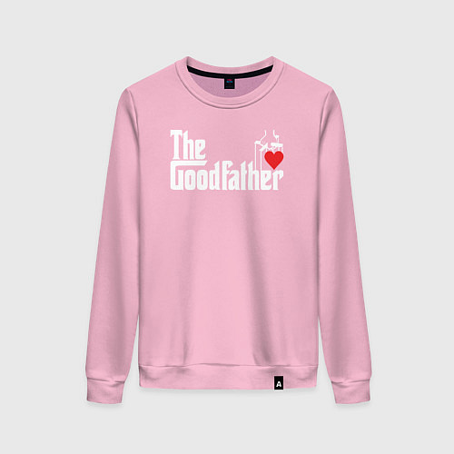 Женский свитшот The godfather love / Светло-розовый – фото 1