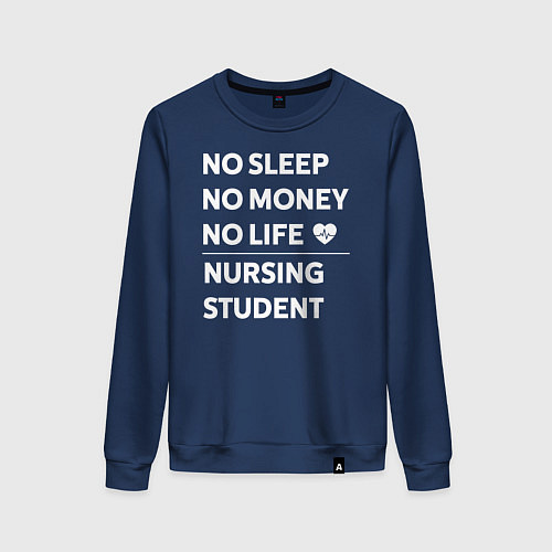 Женский свитшот Студенты-медики / Тёмно-синий – фото 1