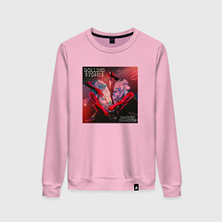 Свитшот хлопковый женский Hackney Diamonds - The Rolling Stones, цвет: светло-розовый