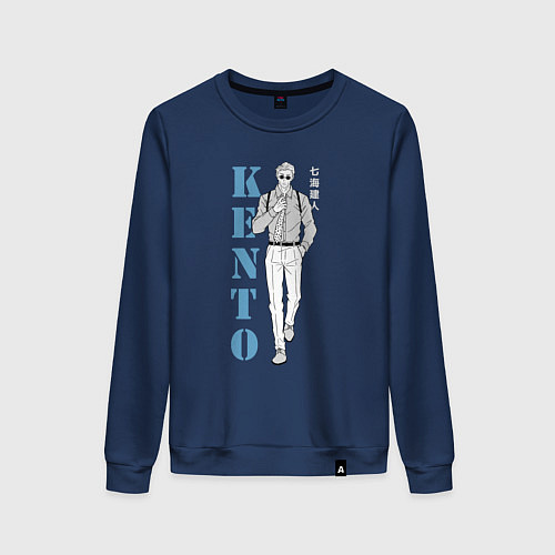 Женский свитшот Нанами Кенто / Тёмно-синий – фото 1