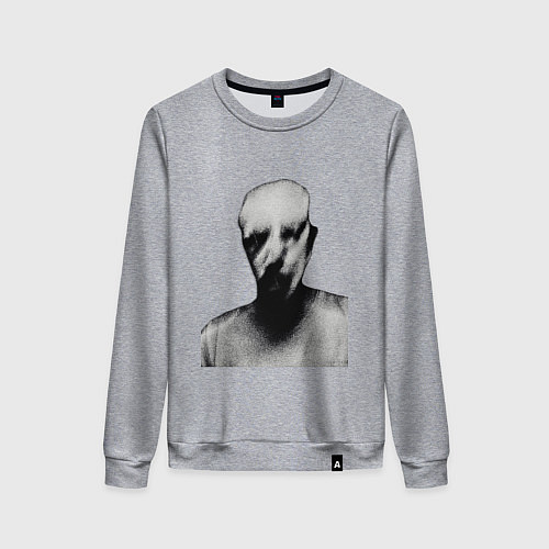 Женский свитшот Фото призрака / Меланж – фото 1