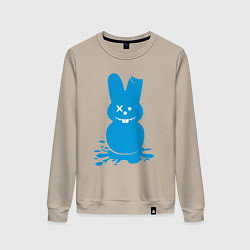 Свитшот хлопковый женский Blue bunny, цвет: миндальный