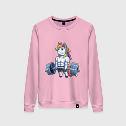 Женский свитшот Тяж единорог