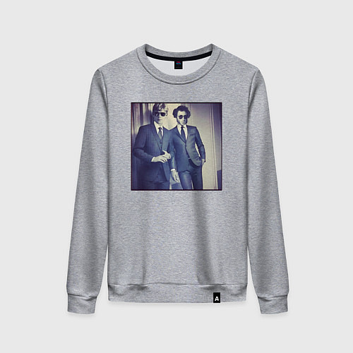 Женский свитшот Поэты / Меланж – фото 1