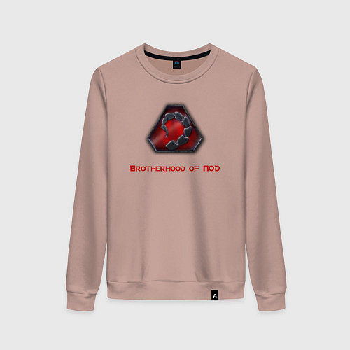 Женский свитшот Command & Conquer: Братство НОД / Пыльно-розовый – фото 1