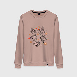 Женский свитшот Полет птиц