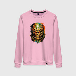 Женский свитшот Doom slayer skull