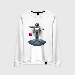 Женский свитшот Космонавт - на марс