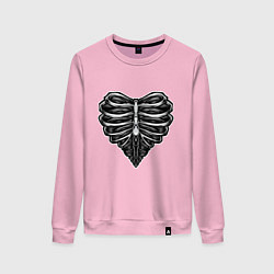 Женский свитшот Ribs heart