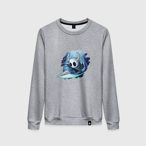 Женский свитшот Полый рыцарь атакует / Меланж – фото 1