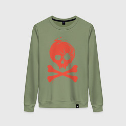 Женский свитшот Spider skull