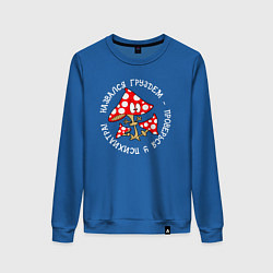 Женский свитшот Назвался груздем проверься у психиатра