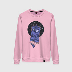 Женский свитшот Tardis fly